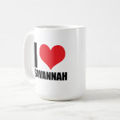 Ik hou van Savannah Koffiemok (Voorkant links)