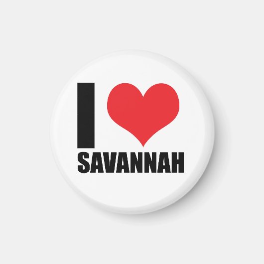 Ik hou van Savannah Magneet (Voorkant)