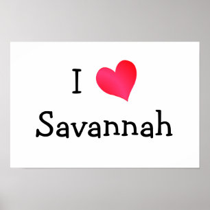 Ik hou van Savannah Poster