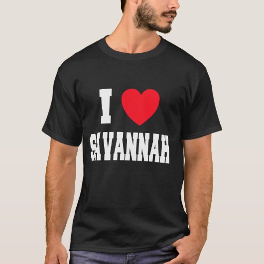 Ik hou van Savannah T-shirt (Voorkant)