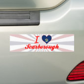 Ik hou van Scarborough, Maine Bumpersticker (Op auto)