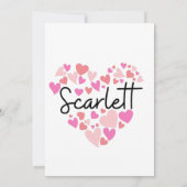 Ik hou van Scarlett Bedankkaart (Achterkant)