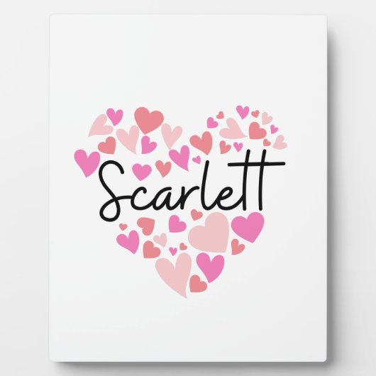 Ik hou van Scarlett Fotoplaat (Voorkant)