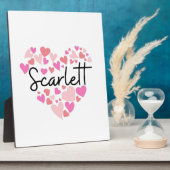 Ik hou van Scarlett Fotoplaat (Zijkant)