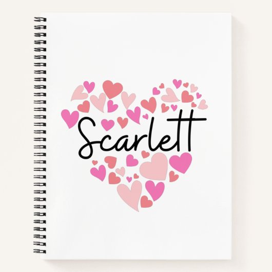 Ik hou van Scarlett Notitieboek (Voorkant)