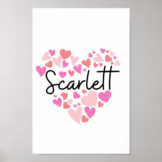 Ik hou van Scarlett Poster (Voorkant)