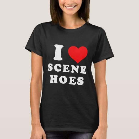 Ik hou van Scene Hoes 1 T-shirt (Voorkant)