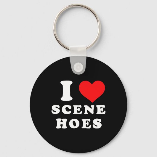 Ik hou van Scene Hoes Prettig Kerstfeest  Sleutelhanger (Voorkant)