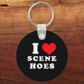 Ik hou van Scene Hoes Prettig Kerstfeest  Sleutelhanger (Voorkant)