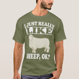 Ik hou van schaap oké, grappig Boerderij Shirt