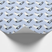 Ik hou van schaatsen! cadeaupapier (Hoek)
