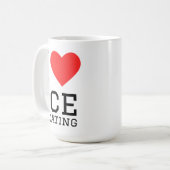 Ik hou van schaatsen koffiemok (Voorkant links)
