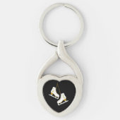 Ik hou van schaatsen sleutelhanger (Voorkant)