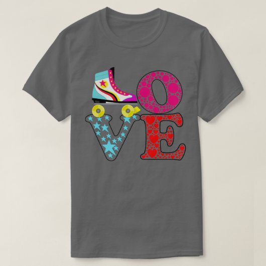 Ik hou van schaatsen t-shirt (Design voorkant)