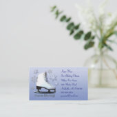 Ik hou van schaatsen visitekaartje (Staand voorkant)