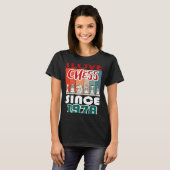Ik hou van schaken sinds 1978 t-shirt (Voorkant volledig)