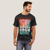 Ik hou van schaken sinds 1978 t-shirt (Voorkant volledig)