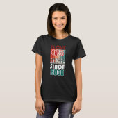Ik hou van schaken sinds 2000 t-shirt (Voorkant volledig)
