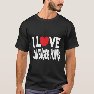 Ik hou van schattenjachten t-shirt
