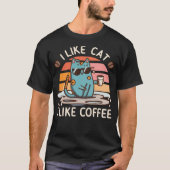 Ik hou van Schattige Cat T-Shirt (Voorkant)
