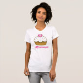 Ik hou van schedelcupcakes! t-shirt (Voorkant volledig)
