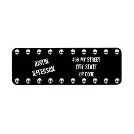 Ik hou van schedels etiket