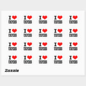 IK HOU VAN SCHEIDSRECHTERS RONDE STICKER (Vel)