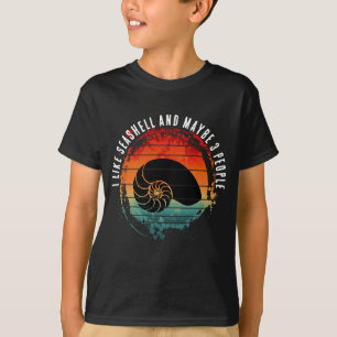 IK HOU VAN SCHELP EN MISSCHIEN 3 MENSEN T-SHIRT