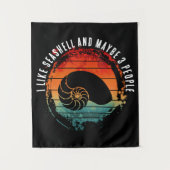 IK HOU VAN SCHELP EN MISSCHIEN 3 MENSEN WANDKLEED (Voorkant)