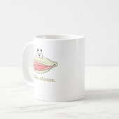 Ik hou van schelpdieren koffiemok (Voorkant links)