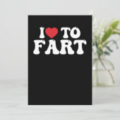 Ik hou van scheten Groovy Kaart (Staand voorkant)