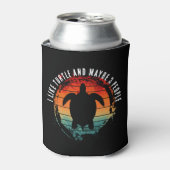 IK HOU VAN SCHILDPAD EN MISSCHIEN 3 MENSEN BLIKJESKOELER (Blikje Voorkant)