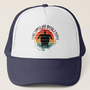 IK HOU VAN SCHILDPAD EN MISSCHIEN 3 MENSEN TRUCKER PET