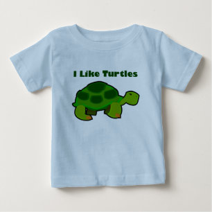 Ik hou van schildpadden - Baby Fine Jersey T-Shirt