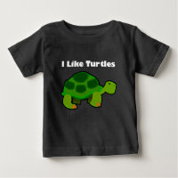 Ik hou van schildpadden - Baby Fine Jersey T-Shirt
