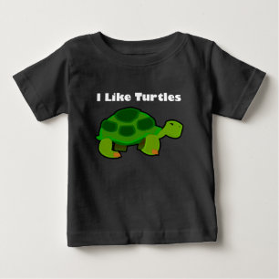 Ik hou van schildpadden - Baby Fine Jersey T-Shirt