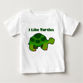 Ik hou van schildpadden - Baby Fine Jersey T-Shirt