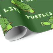 Ik hou van schildpadden cadeaupapier (Rol Hoek)