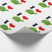 Ik hou van schildpadden cadeaupapier (Hoek)