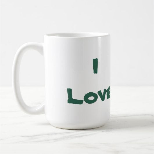 Ik hou van schildpadden Mok (Links)