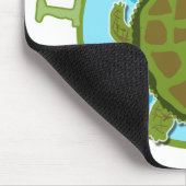 Ik hou van schildpadden  muismat (Hoek)