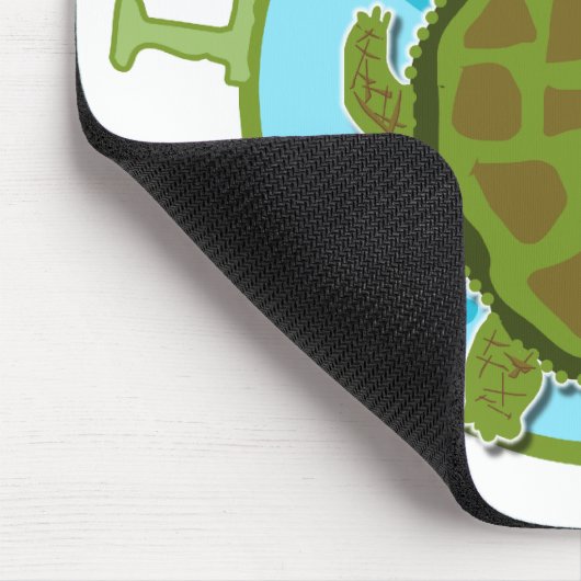 Ik hou van schildpadden muismat (Hoek)