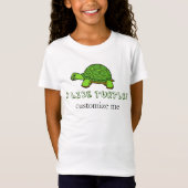 Ik hou van schildpadden schattige aangepaste Kinde T-shirt (Voorkant)