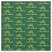 Ik hou van schildpadden stof (Swatch)