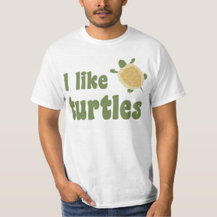 Ik hou van schildpadden t-shirt