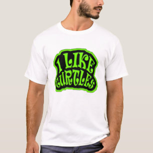 Ik hou van schildpadden t-shirt
