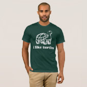 Ik hou van schildpadden t-shirt (Voorkant volledig)