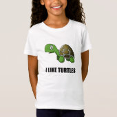 Ik hou van schildpadden t-shirt (Voorkant)