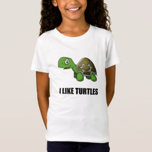 Ik hou van schildpadden t-shirt