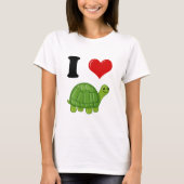 Ik hou van schildpadden t-shirt (Voorkant)